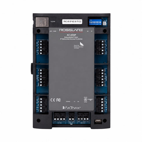 AC-225IP-DIN Network Access Control Panel Two Reader TCP IP