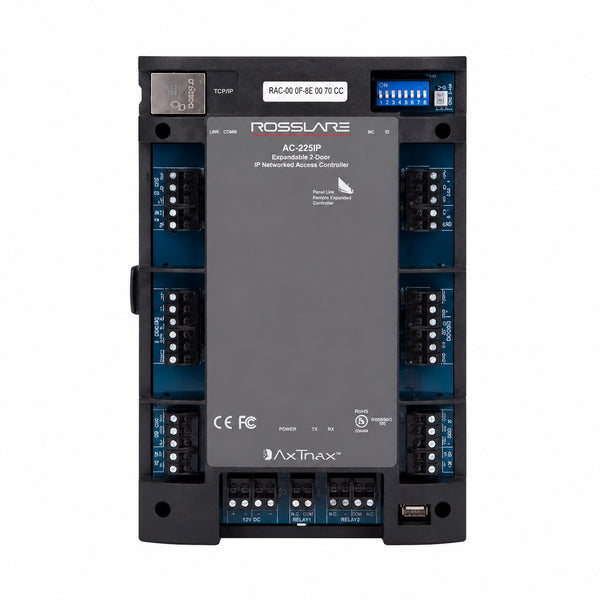 AC-225IP-DIN Network Access Control Panel Two Reader TCP IP