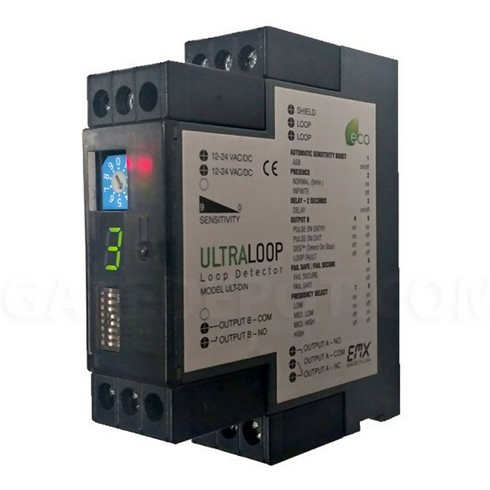EMX-2600-1 ULTRA-DIN DIN Rail Mount Vehicle Loop Detector