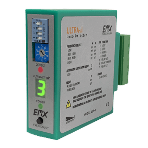 EMX-2663-1 ULTRA-II Vehicle Loop Detector with Detachable 7-Pin Terminal Block