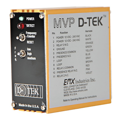 EMX-2550-1 MVP D-TEK Multi-Voltage Vehicle Loop Detector