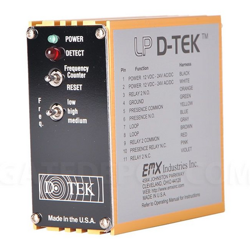 EMX-2500-1 LP D-TEK Low Power Vehicle Loop Detector for Solar and Gate Systems