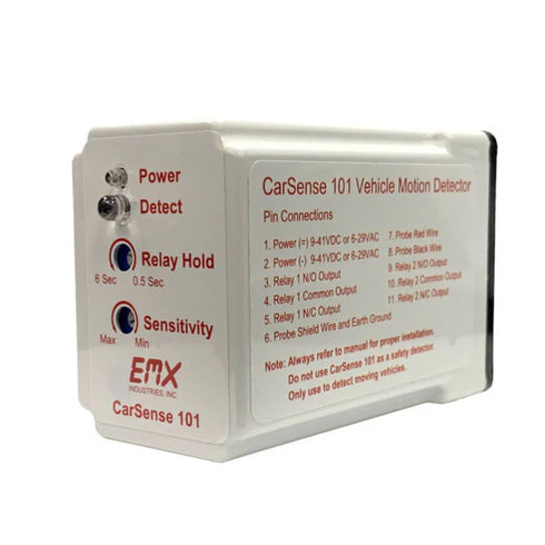 CarSense 101 Outdoor Buried Driveway Vehicle Motion Sensor Controller 9 to 41VDC for Automatic Gate Systems