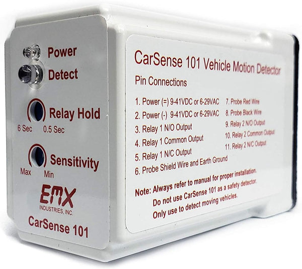 CarSense 101 Outdoor Buried Driveway Vehicle Motion Sensor Controller 9 to 41VDC for Automatic Gate Systems