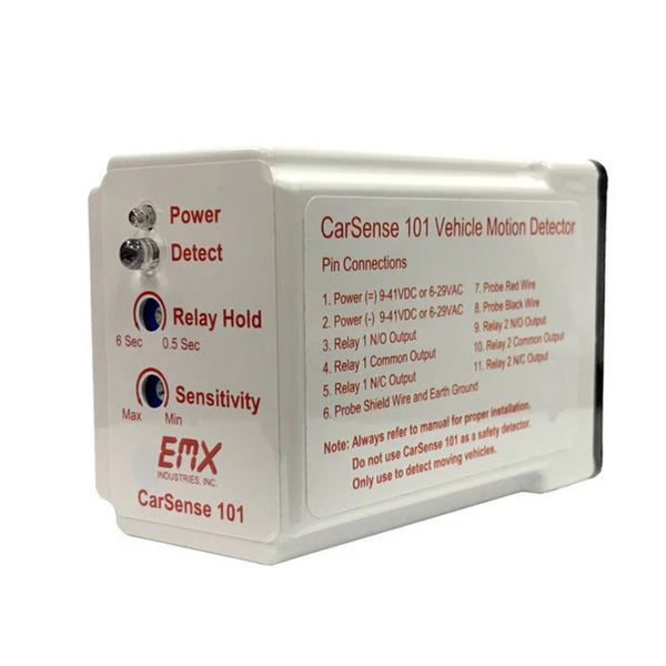 CarSense 101 Outdoor Buried Driveway Vehicle Motion Sensor Controller 9 to 41VDC for Automatic Gate Systems