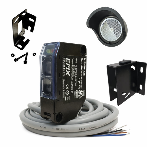 EMX-5255-2 NIR-50-325 Retro Reflective Photo Eyes 50 Foot Range