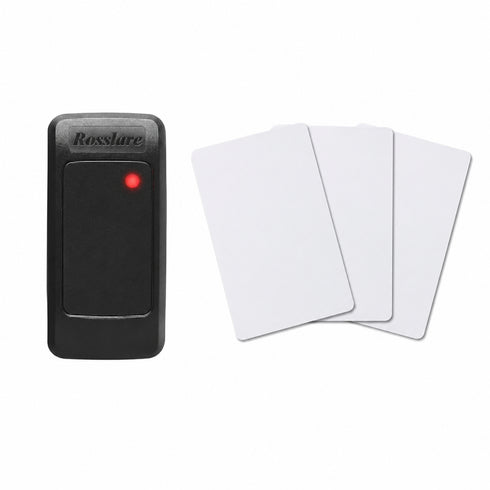Rosslare AY K12C RFID Reader with AT ERS 26A 3001 125 kHz RFID Card Kit