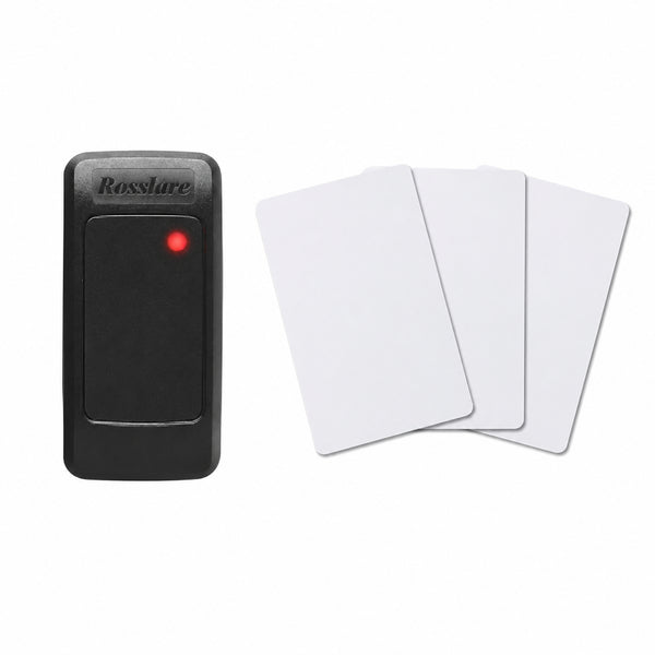 Rosslare AY K12C RFID Reader with AT ERS 26A 3001 125 kHz RFID Card Kit