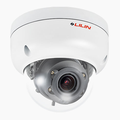LILIN Z2R6452AX 5MP Dome IP Camera with Auto Focus Lens, IR Night Vision, and Vandal-Resistant Housing