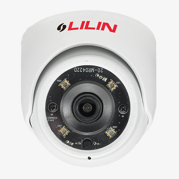 LILIN P2R6852E2 5MP Fixed Mini Dome IP Camera with 2.8mm Lens, HDR 120dB, IR 30m, IK10, IP67