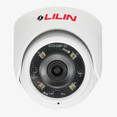 LILIN P2R6822E4 2MP Fixed Mini Dome IP Camera with 4mm Lens, HDR 120dB, IR 30m, IK10, IP67