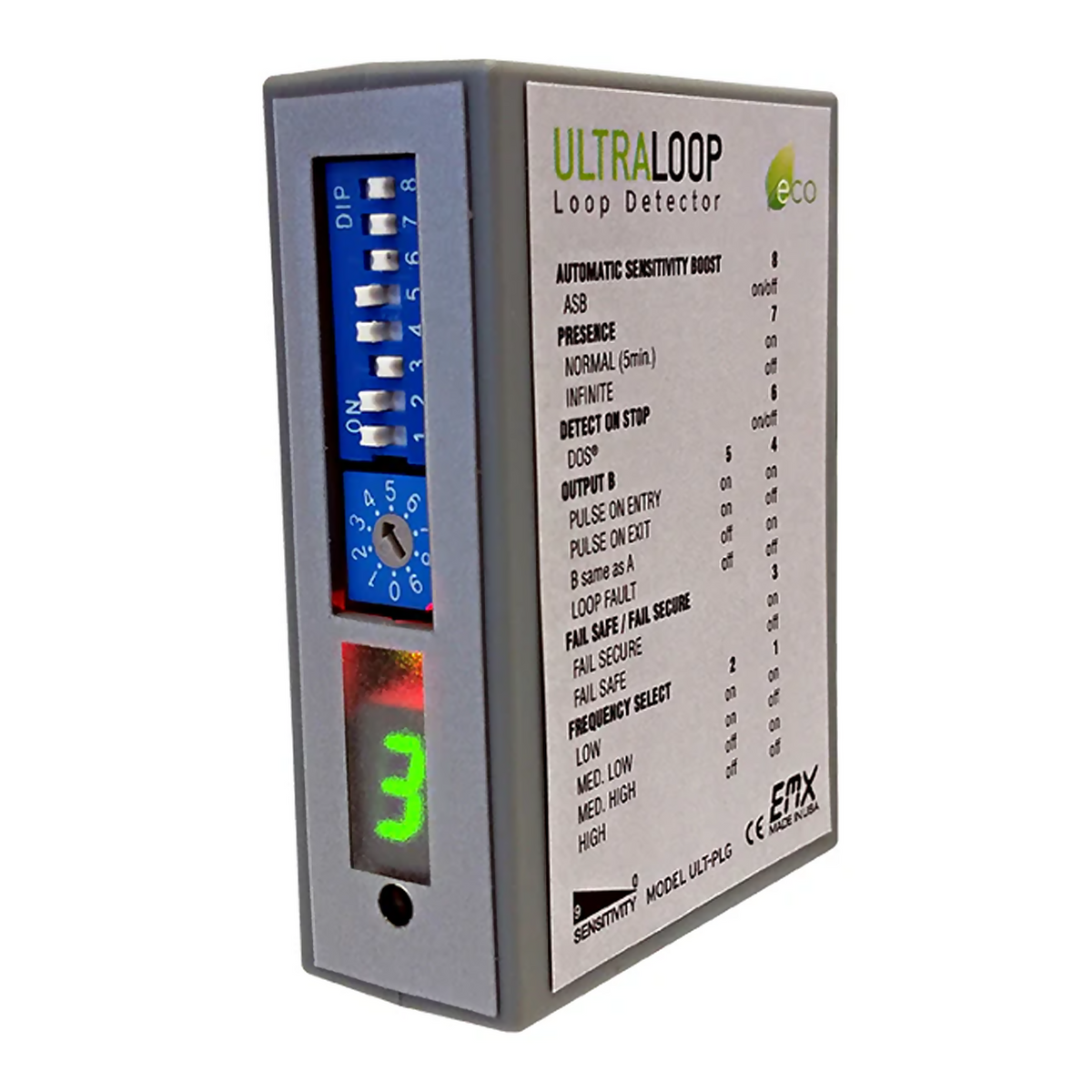 ULTRA-PLG Plug In Vehicle Loop Detector With Detect On Stop Technology ...